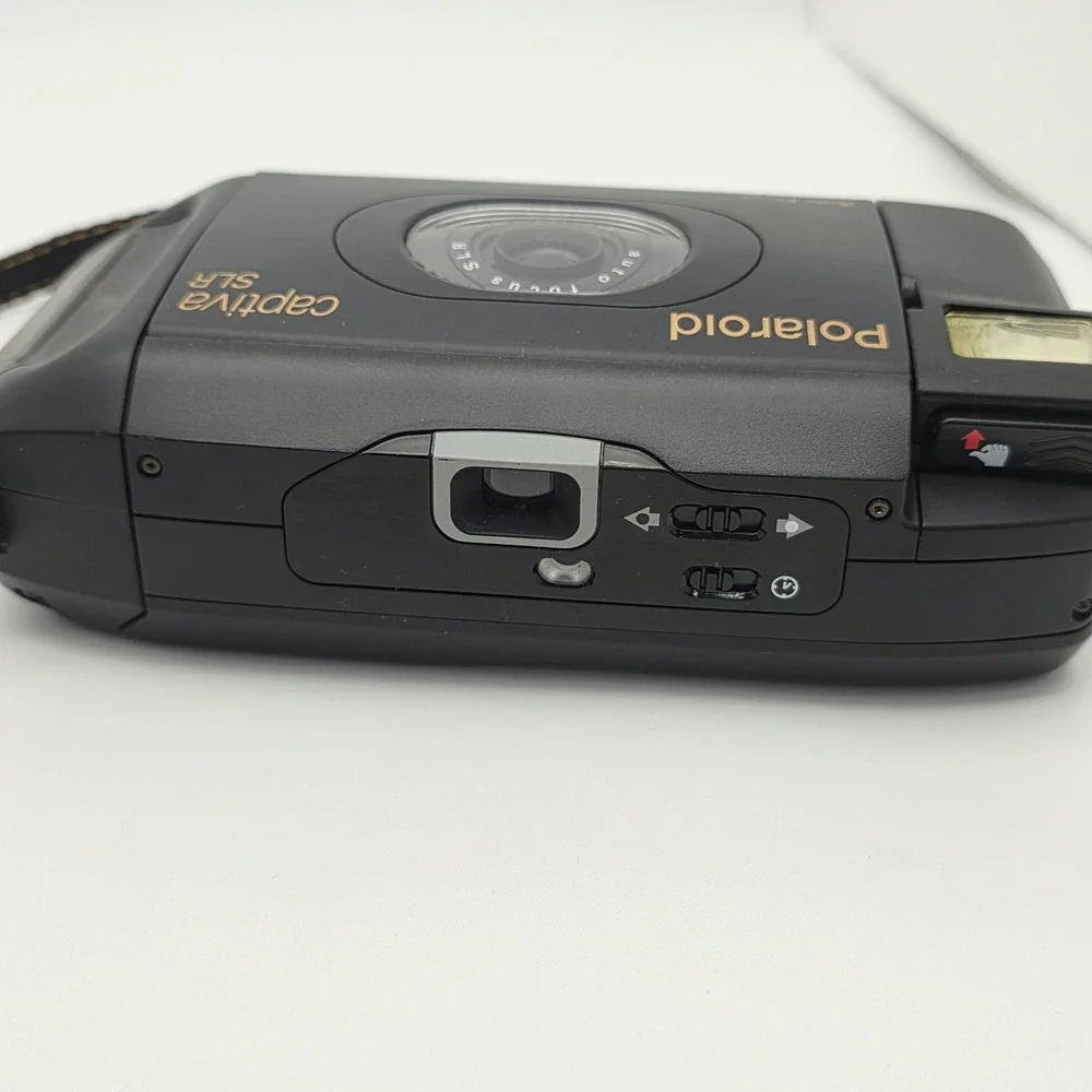 Polaroid Captiva SLR Instant‎ Film Camera Black Auto Focus Vintage 90s 500 Film